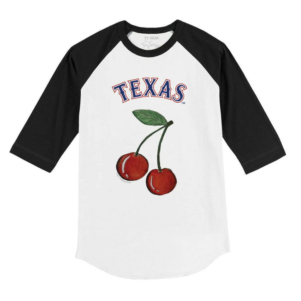 Texas Rangers Tiny Turnip Youth Cherries 3/4-Sleeve Raglan Baseball T-Shirt Online