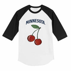 Minnesota Twins Tiny Turnip Youth Cherries 3/4-Sleeve Raglan Baseball T-Shirt Near Me