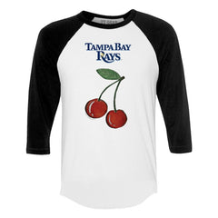 Tampa Bay Rays Tiny Turnip Women's Cherries 3/4-Sleeve Raglan Baseball T-Shirt Near Me