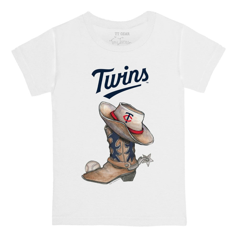 Minnesota Twins Tiny Turnip Youth Cowboy Boot T-Shirt On Sale
