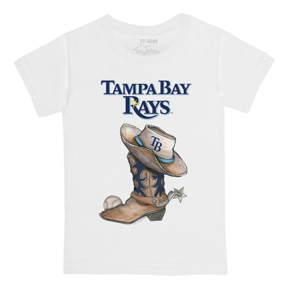 Tampa Bay Rays Tiny Turnip Youth Cowboy Boot T-Shirt Lifestyle