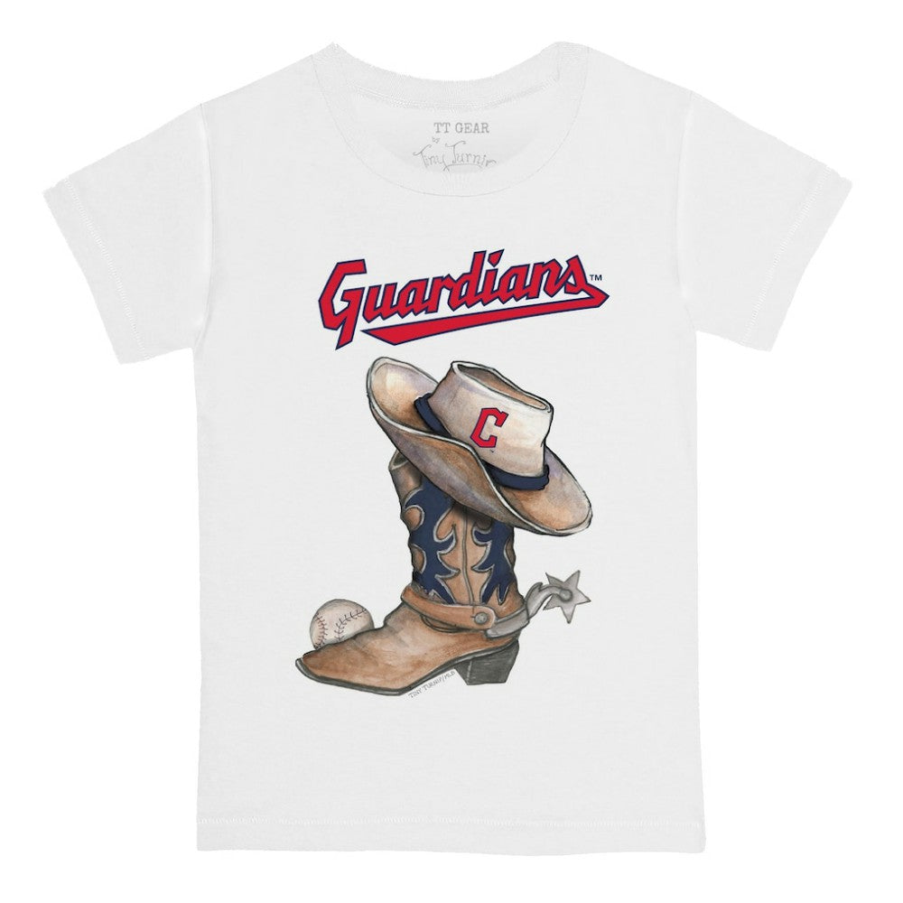 Cleveland Guardians Tiny Turnip Youth Cowboy Boot T-Shirt Clearance