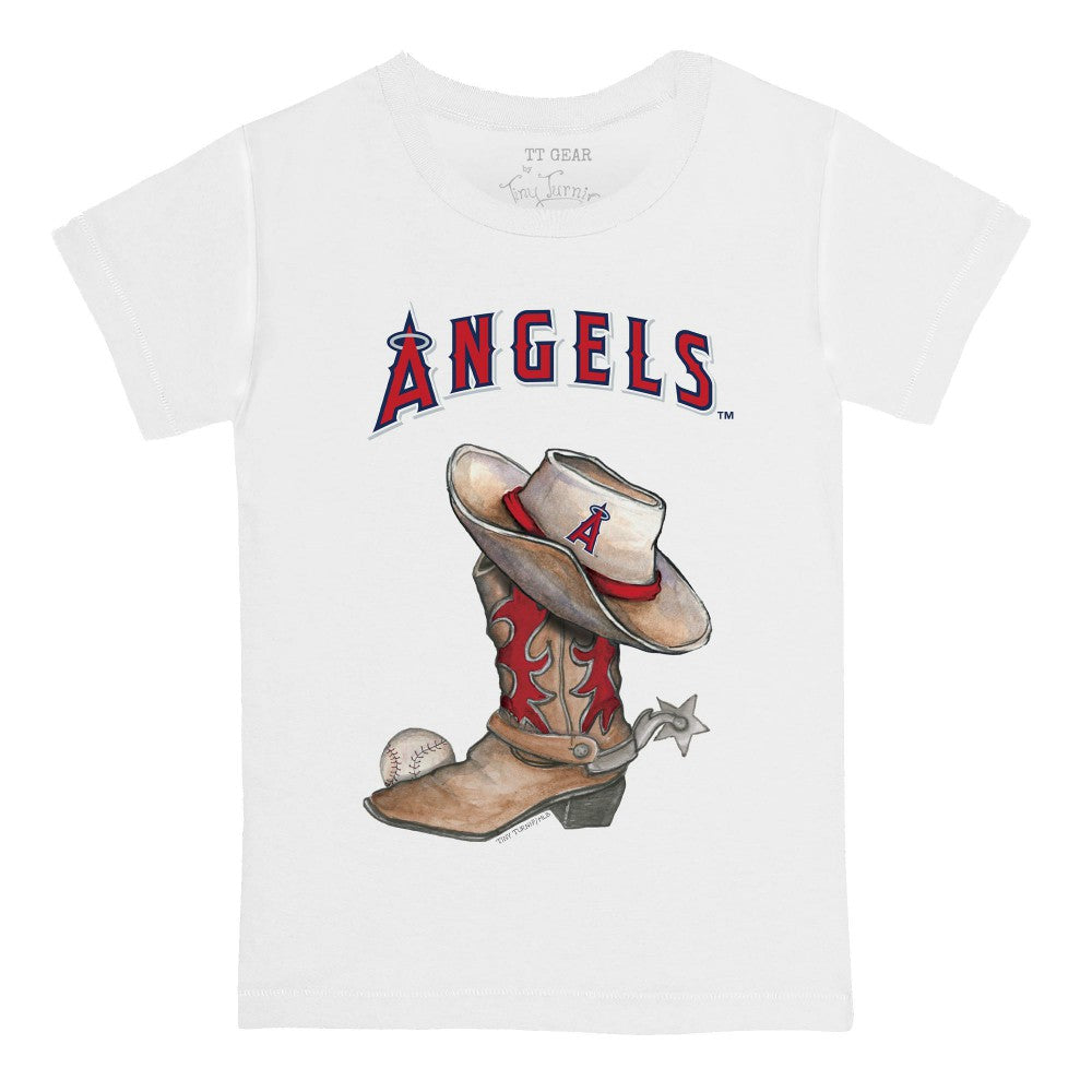 Los Angeles Angels Tiny Turnip Youth Cowboy Boot T-Shirt discount