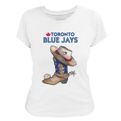 Toronto Blue Jays Tiny Turnip Women's Cowboy Boot T-Shirt Clearance