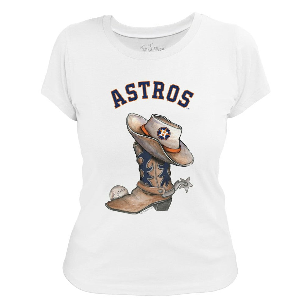 Houston Astros Tiny Turnip Women's Cowboy Boot T-Shirt for sale