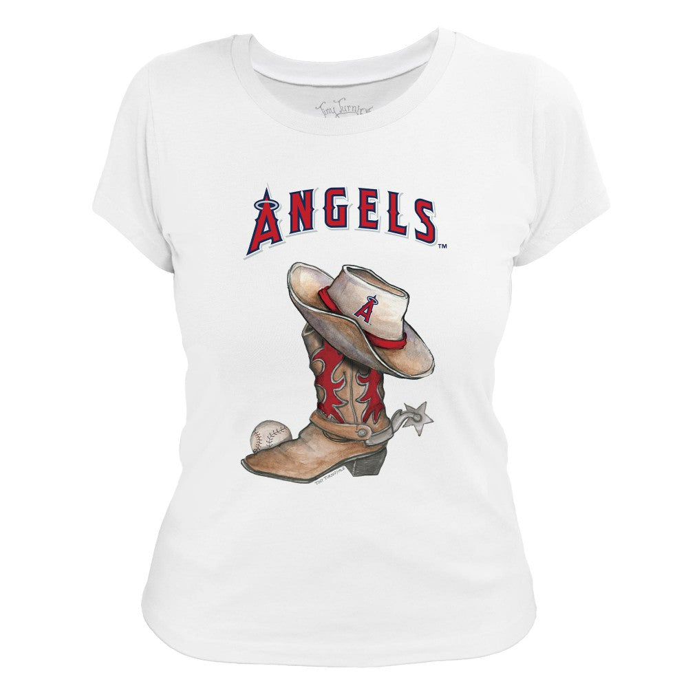 Los Angeles Angels Tiny Turnip Women's Cowboy Boot T-Shirt Near Me