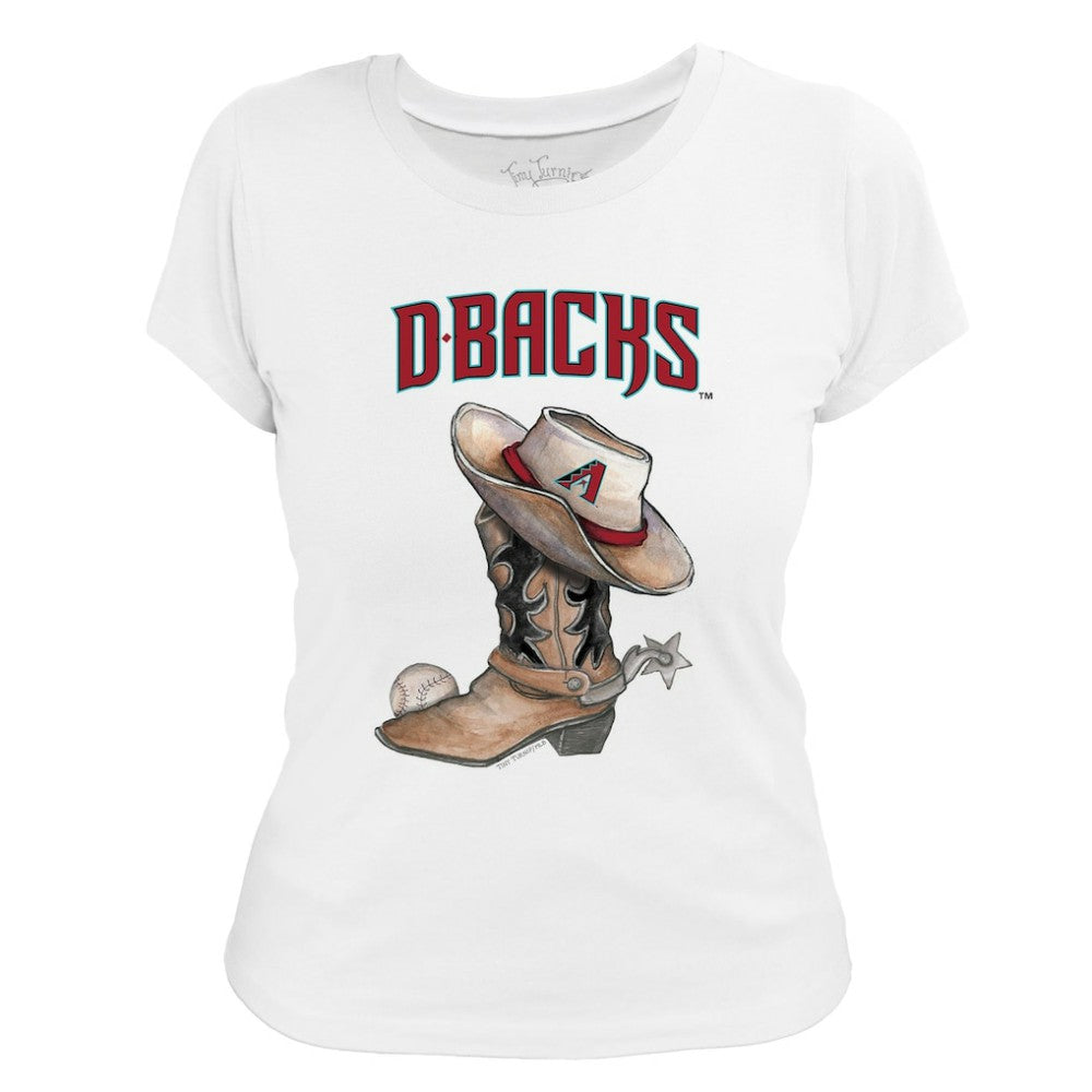 Arizona Diamondbacks Tiny Turnip Women's Cowboy Boot T-Shirt Online