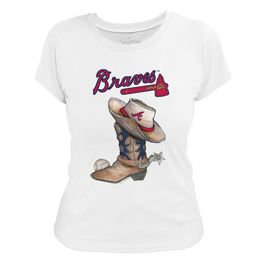 Atlanta Braves Tiny Turnip Women's Cowboy Boot T-Shirt Near Me