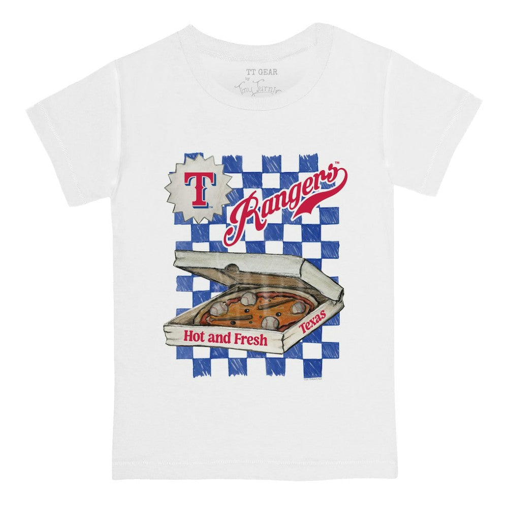 Texas Rangers Tiny Turnip Youth Pizza T-Shirt Near Me