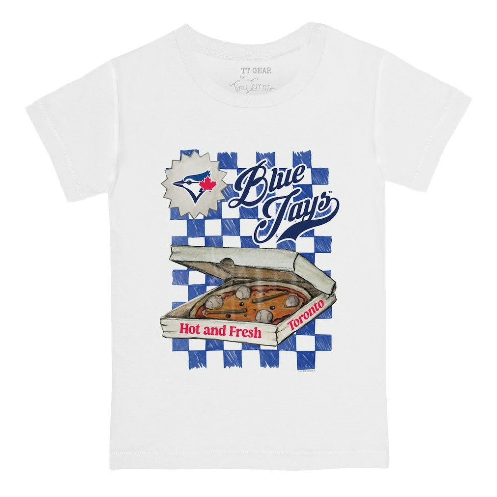 Toronto Blue Jays Tiny Turnip Youth Pizza T-Shirt On Sale