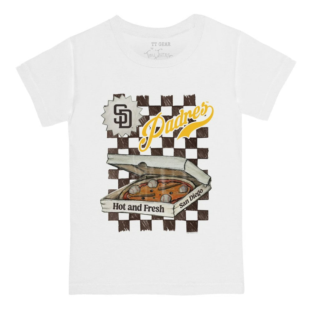 San Diego Padres Tiny Turnip Youth Pizza T-Shirt Lifestyle