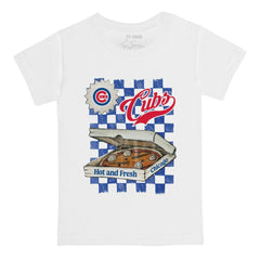 Chicago Cubs Tiny Turnip Youth Pizza T-Shirt On Sale