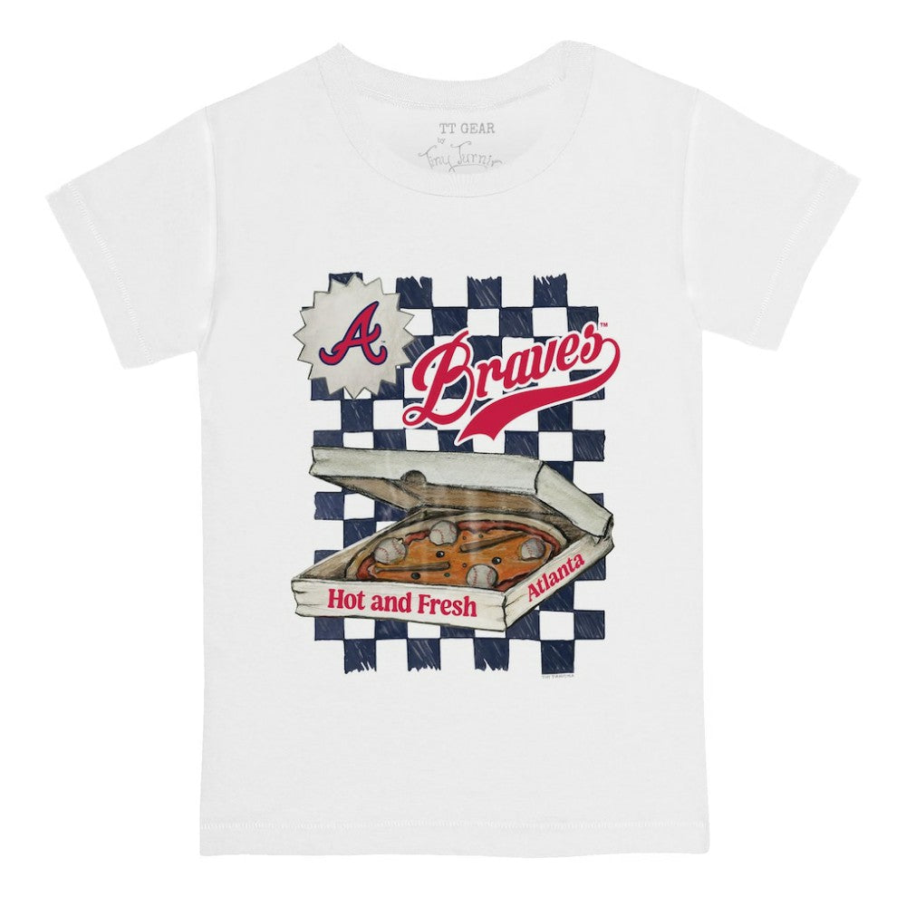 Atlanta Braves Tiny Turnip Youth Pizza T-Shirt Lifestyle