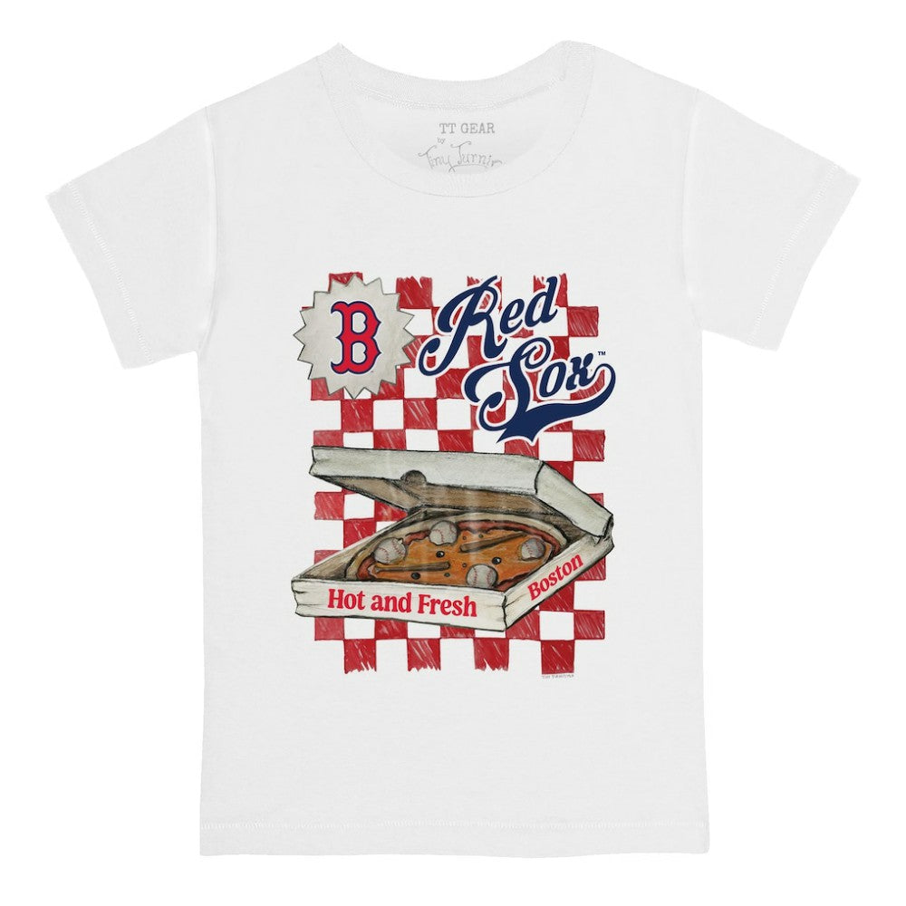 Boston Red Sox Tiny Turnip Youth Pizza T-Shirt On Sale