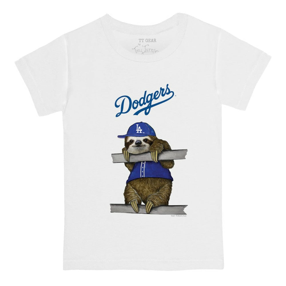 Los Angeles Dodgers Tiny Turnip Youth Sloth T-Shirt for sale