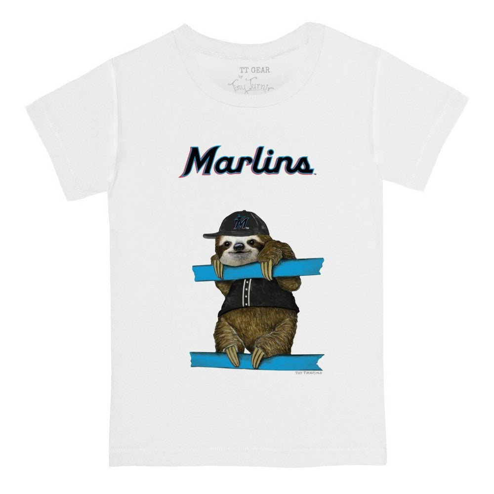 Miami Marlins Tiny Turnip Youth Sloth T-Shirt for sale