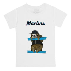 Miami Marlins Tiny Turnip Youth Sloth T-Shirt for sale