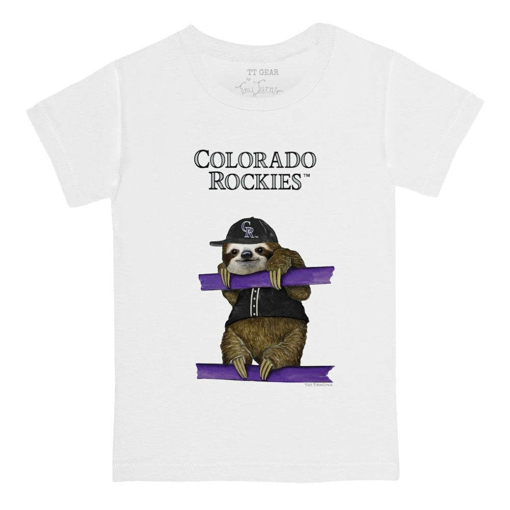 Colorado Rockies Tiny Turnip Youth Sloth T-Shirt for sale
