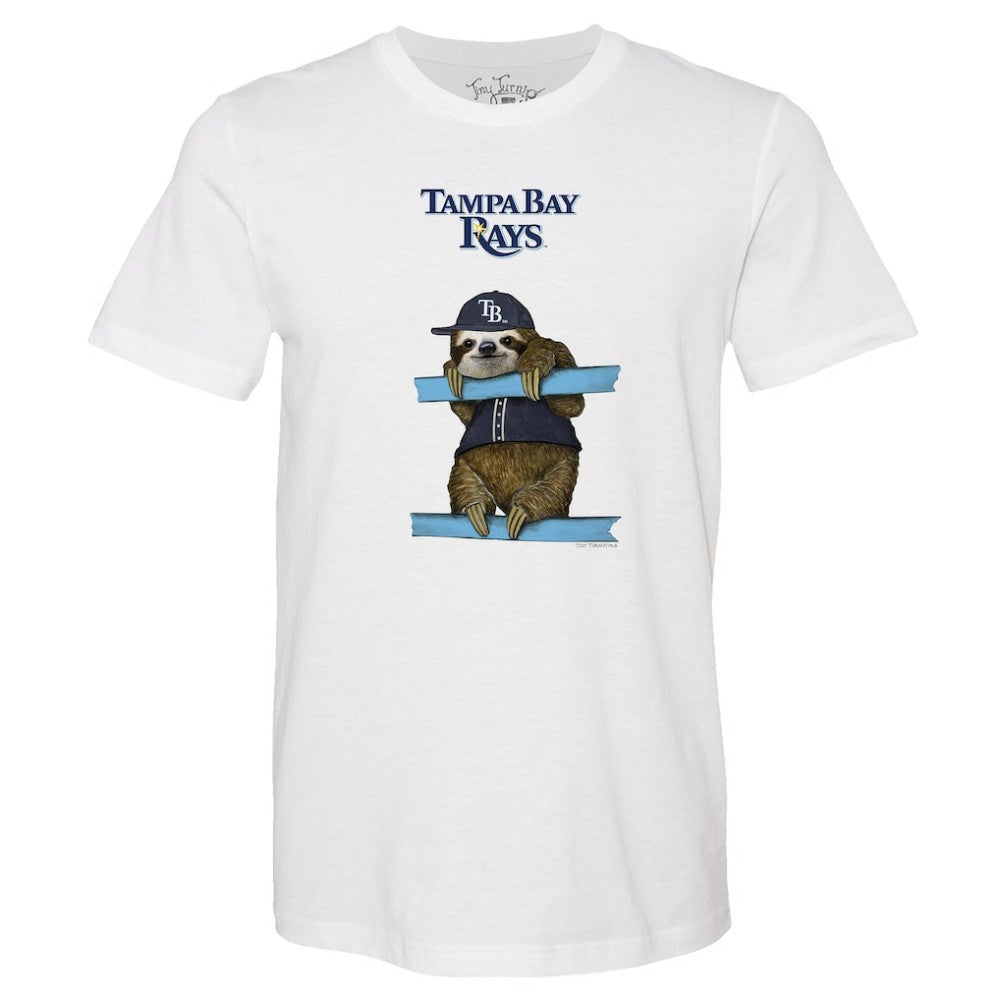 Tampa Bay Rays Tiny Turnip Unisex Sloth T-Shirt Lifestyle