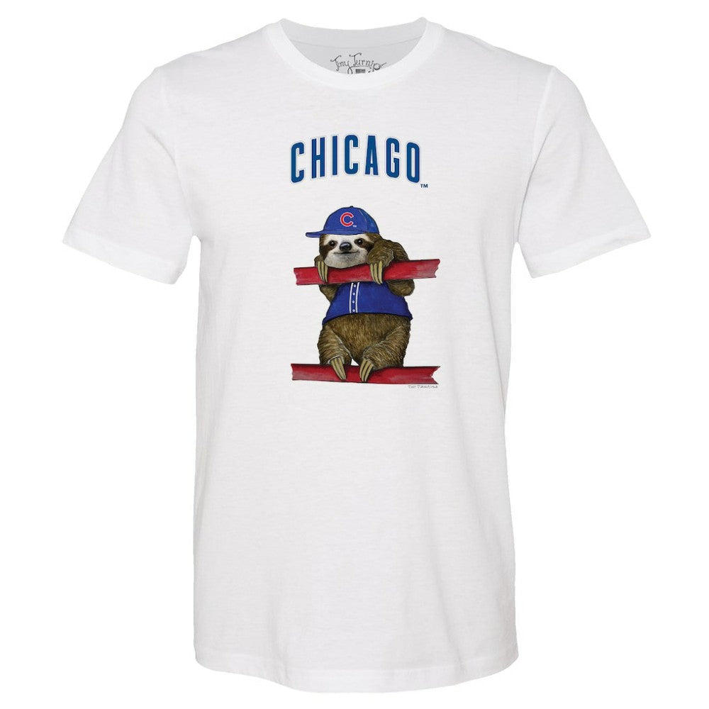 Chicago Cubs Tiny Turnip Unisex Sloth T-Shirt Online