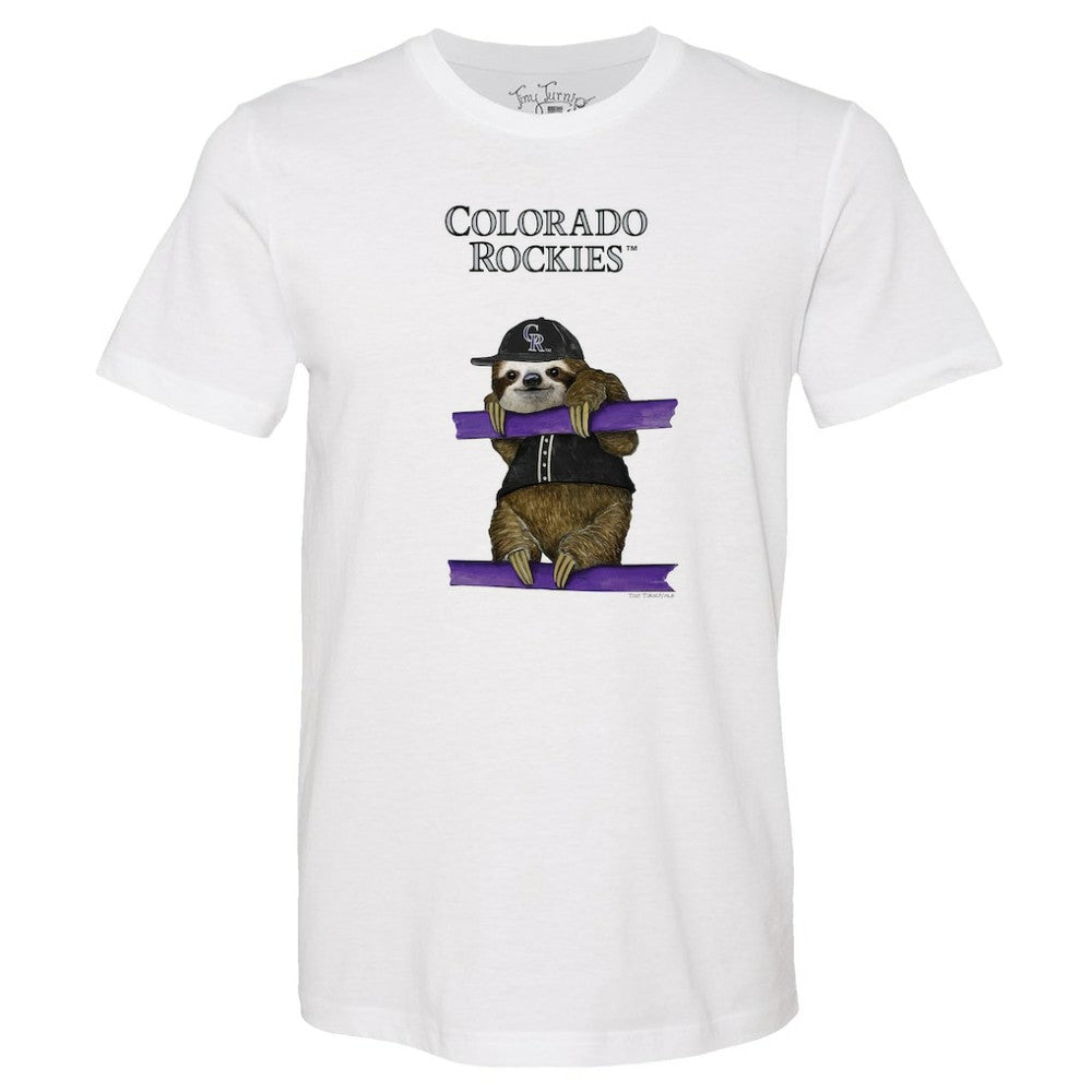 Colorado Rockies Tiny Turnip Unisex Sloth T-Shirt Online