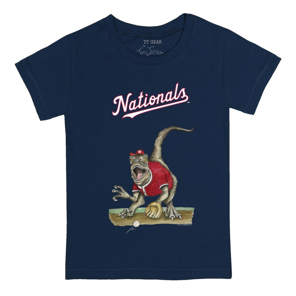 Washington Nationals Tiny Turnip Youth Velociraptor T-Shirt for sale
