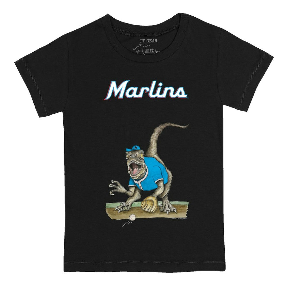 Miami Marlins Tiny Turnip Youth Velociraptor T-Shirt Sale