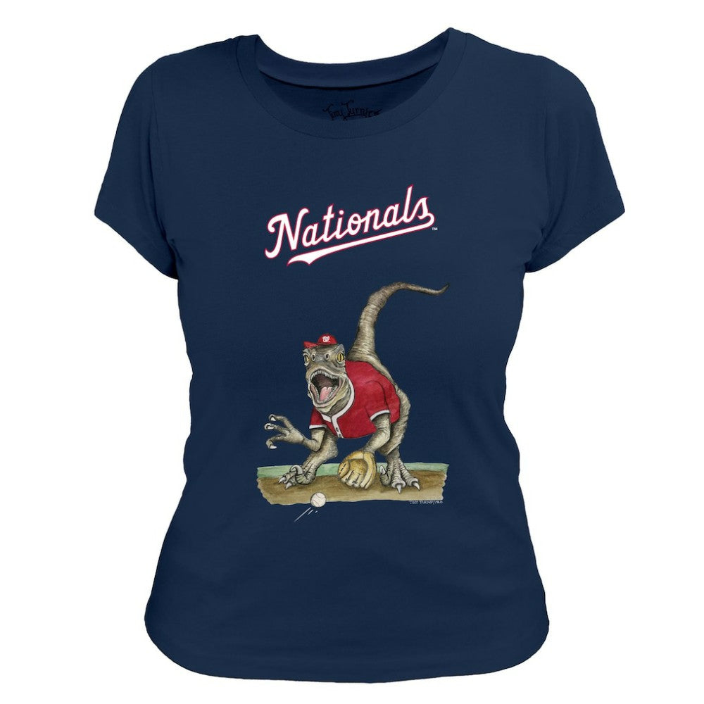Washington Nationals Tiny Turnip Women's Velociraptor T-Shirt On Sale