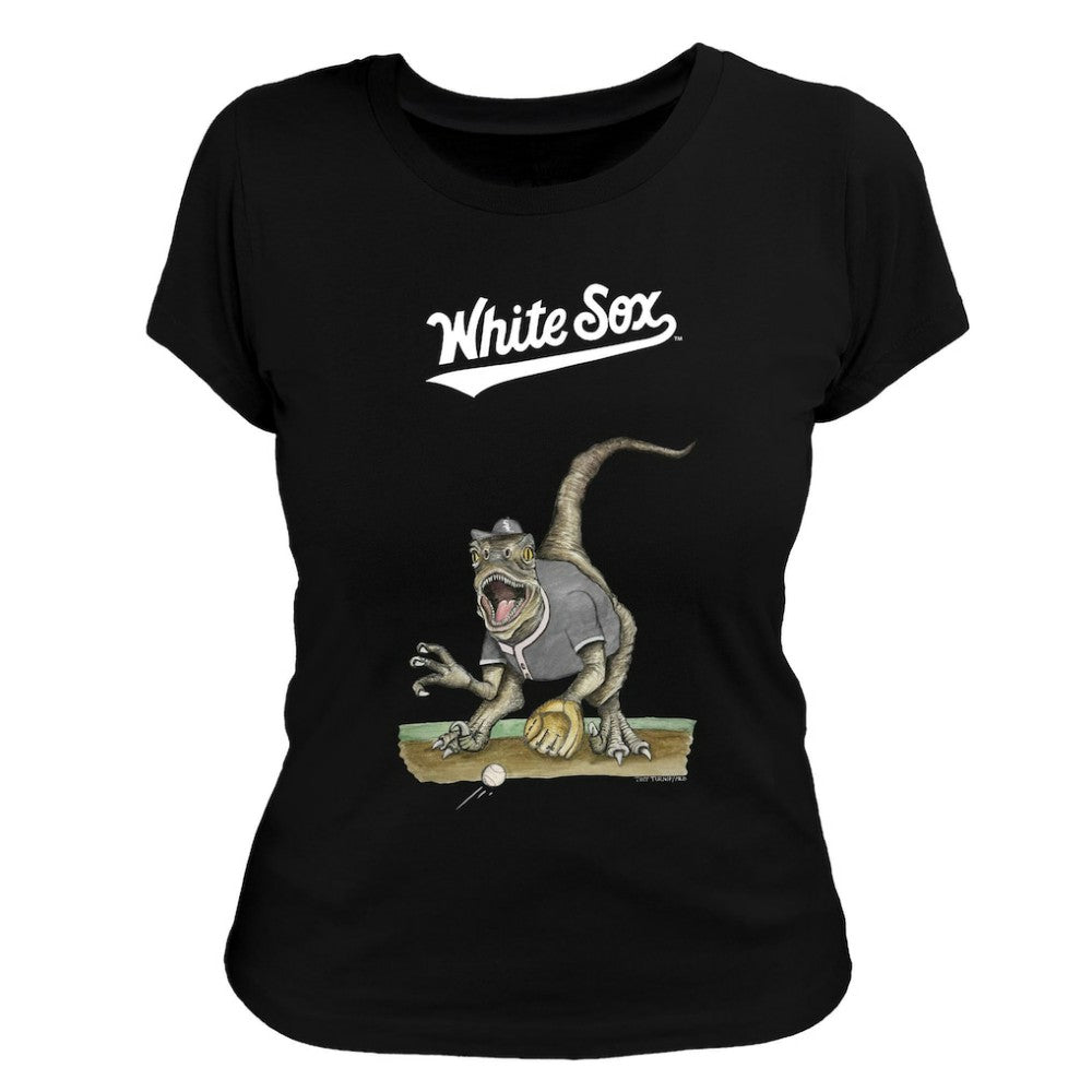 Chicago White Sox Tiny Turnip Women's Velociraptor T-Shirt for sale