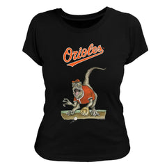 Baltimore Orioles Tiny Turnip Women's Velociraptor T-Shirt for sale