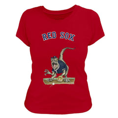 Boston Red Sox Tiny Turnip Women's Velociraptor T-Shirt Online
