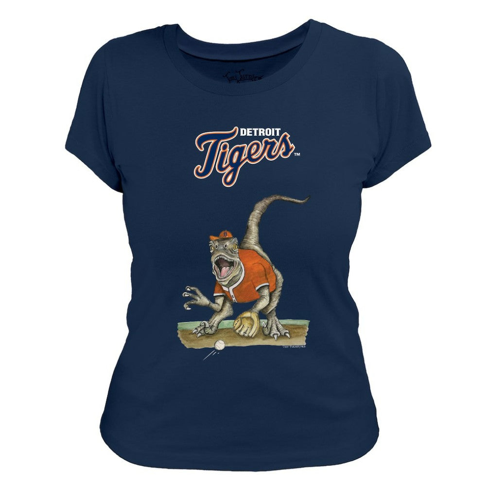 Detroit Tigers Tiny Turnip Women's Velociraptor T-Shirt Clearance