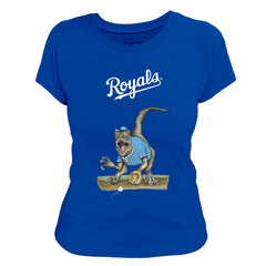 Kansas City Royals Tiny Turnip Women's Velociraptor T-Shirt Sale