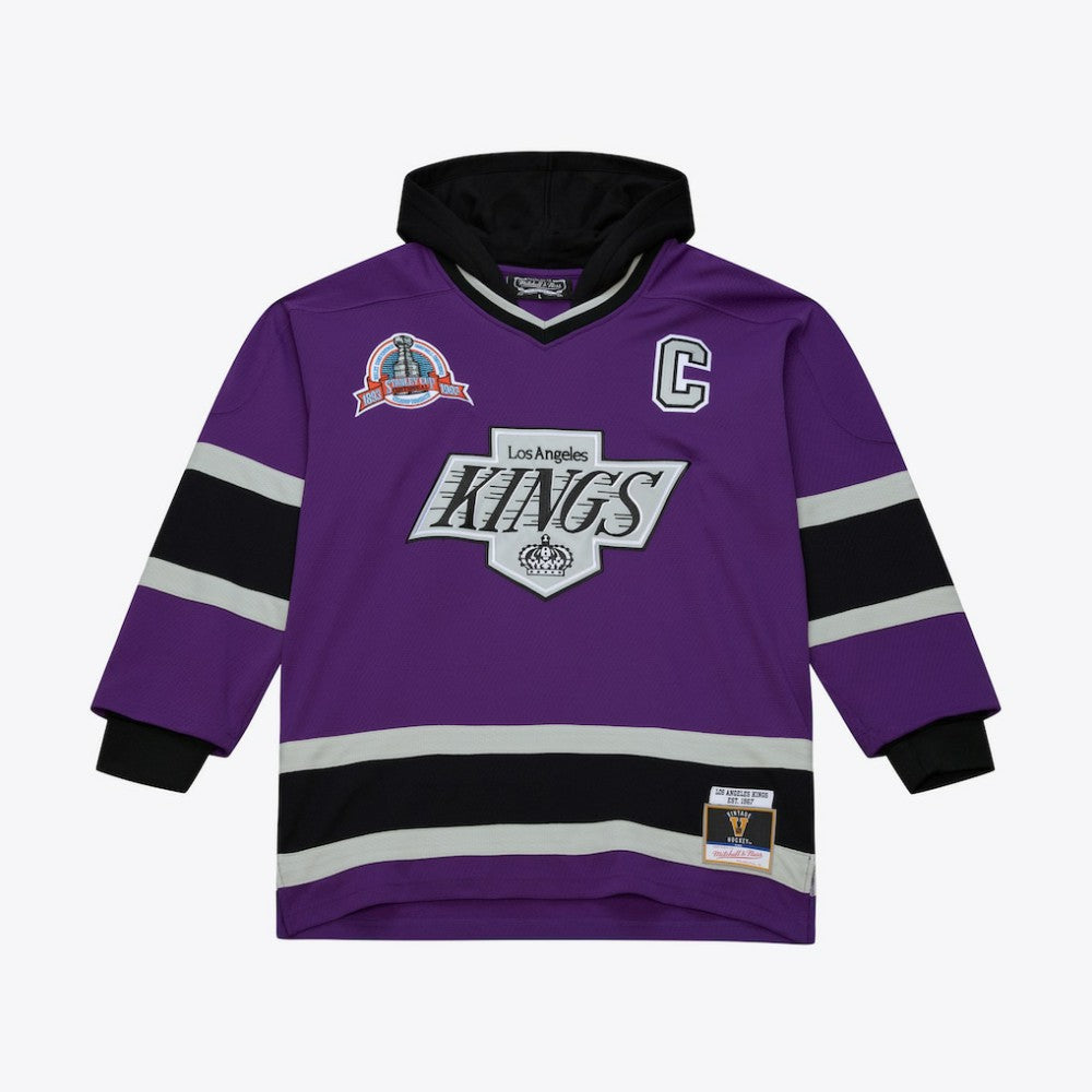 Los Angeles Kings - Mitchell & Ness x Just Don Jersey Hoodie Purple