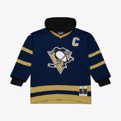 Pittsburgh Penguins Mitchell & Ness x Just Don Jersey Hoodie Navy