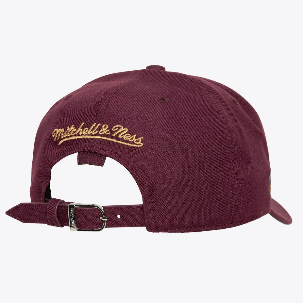Florida Panthers - Mitchell & Ness x Just Don Wave Script Pro Strapback Hat Maroon