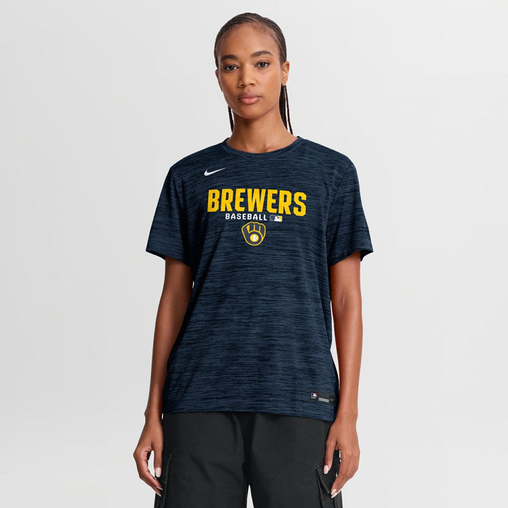 Milwaukee Brewers Nike Women's Authentic Collection Velocity Dri-FIT T-Shirt discount