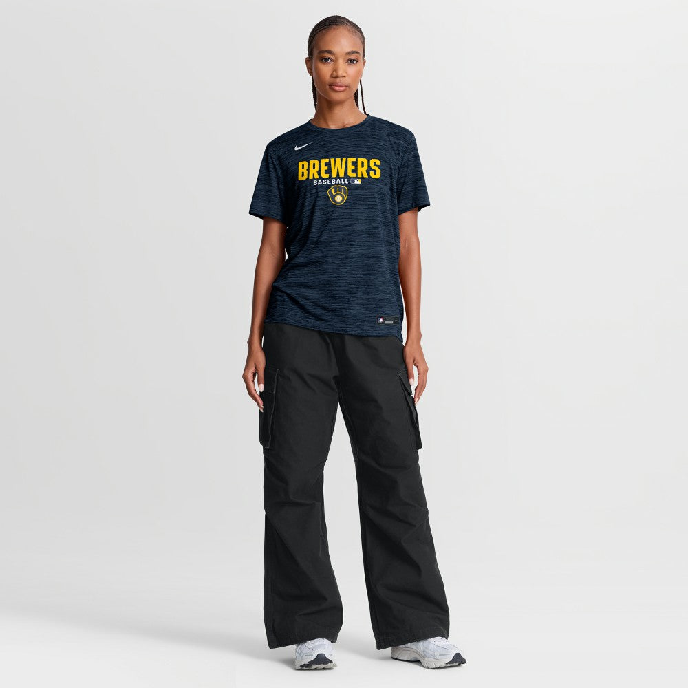 Milwaukee Brewers Nike Women's Authentic Collection Velocity Dri-FIT T-Shirt discount