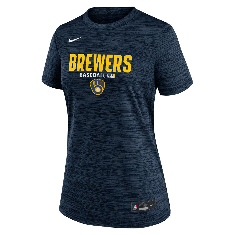 Milwaukee Brewers Nike Women's Authentic Collection Velocity Dri-FIT T-Shirt discount