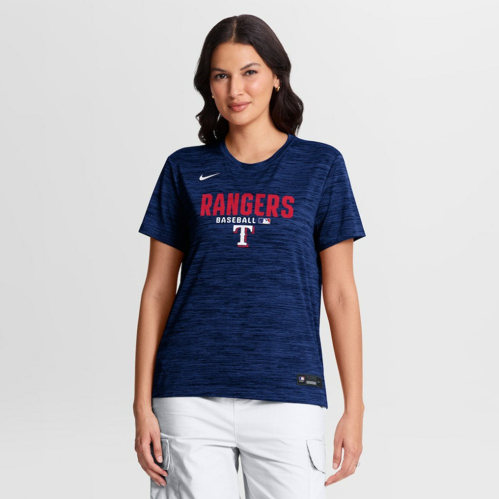 Texas Rangers Nike Women's Authentic Collection Velocity Dri-FIT T-Shirt On Sale