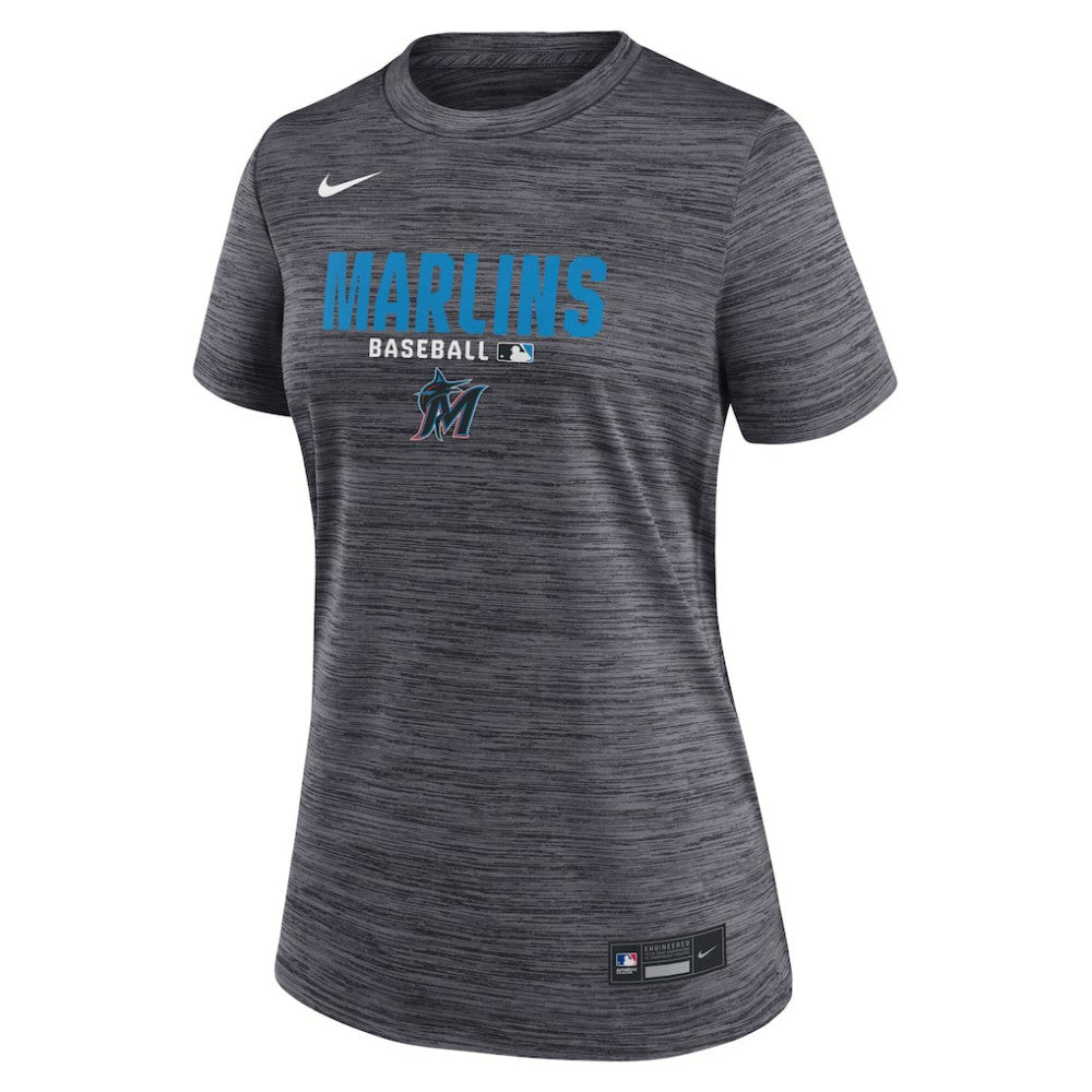 Miami Marlins Nike Women's Authentic Collection Velocity Dri-FIT T-Shirt discount
