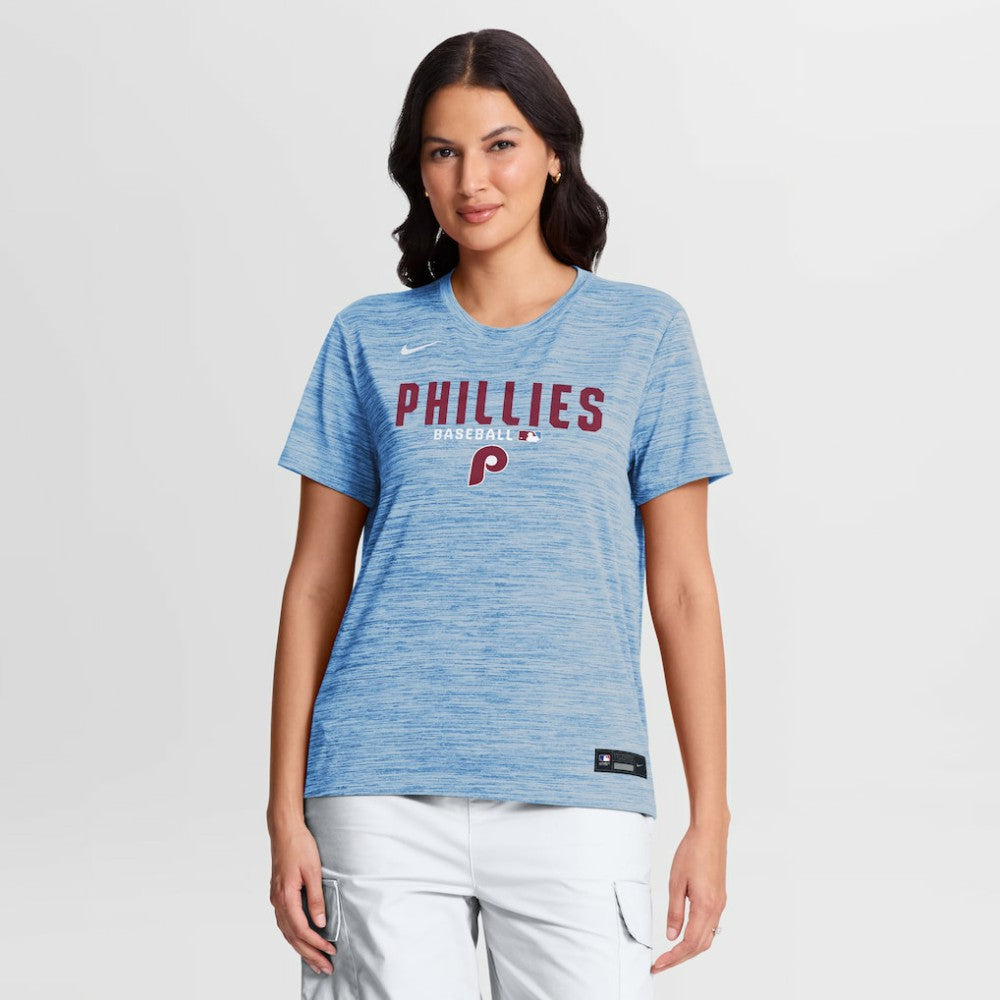 Philadelphia Phillies Nike Women's Authentic Collection Alternate Logo Velocity Dri-FIT T-Shirt Near Me