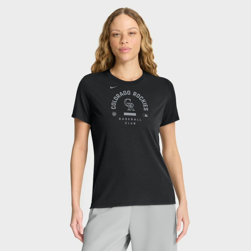 Colorado Rockies Nike Women's Authentic Collection Early Work Tri-Blend Dri-FIT T-Shirt Online