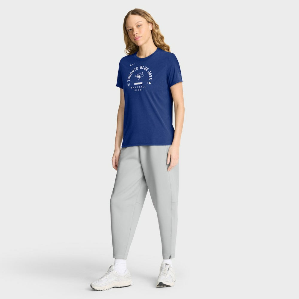 Toronto Blue Jays Nike Women's Authentic Collection Early Work Tri-Blend Dri-FIT T-Shirt On Sale