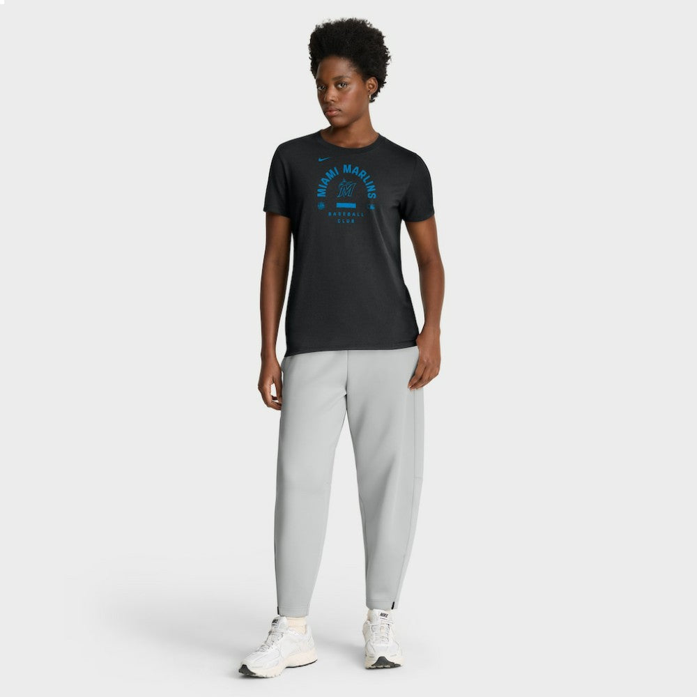 Miami Marlins Nike Women's Authentic Collection Early Work Tri-Blend Dri-FIT T-Shirt discount