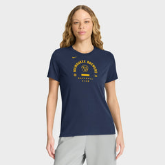 Milwaukee Brewers Nike Women's Authentic Collection Early Work Tri-Blend Dri-FIT T-Shirt Near Me