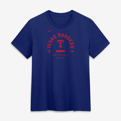 Texas Rangers Nike Women's Authentic Collection Early Work Tri-Blend Dri-FIT T-Shirt discount