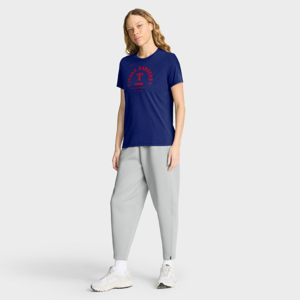 Texas Rangers Nike Women's Authentic Collection Early Work Tri-Blend Dri-FIT T-Shirt discount