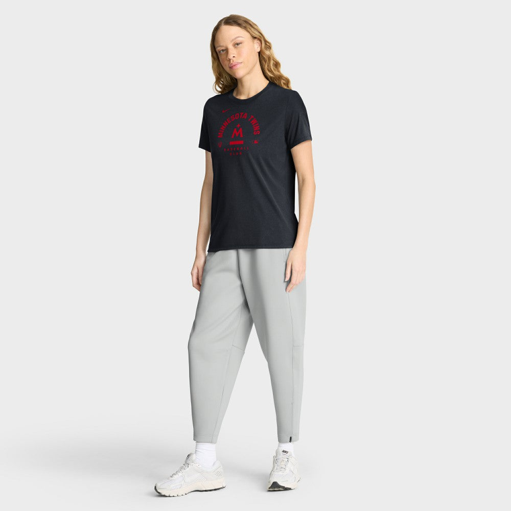 Minnesota Twins Nike Women's Authentic Collection Early Work Tri-Blend Dri-FIT T-Shirt On Sale