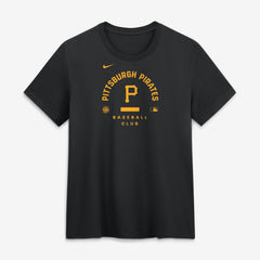 Pittsburgh Pirates Nike Women's Authentic Collection Early Work Tri-Blend Dri-FIT T-Shirt Clearance